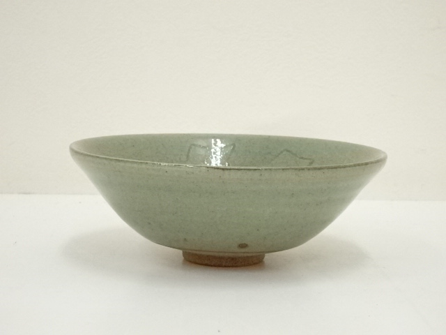 茶道具 古唐津 沓茶碗 時代箱(K-A220) 茶道具 古唐津 沓茶碗 時代箱(K-A220) 古唐津沓茶碗 | 東洋陶磁